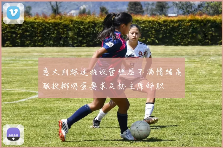 意大利球迷抗议管理层不满情绪高涨投掷鸡蛋要求足协主席辞职